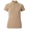 B Vertigo Adara Womens Cool Tech Training Shirt - Tiger's Eye Brown