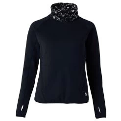 Horze Kaitlin Womens Technical Turtle Neck Top - Peacoat Dark Blue