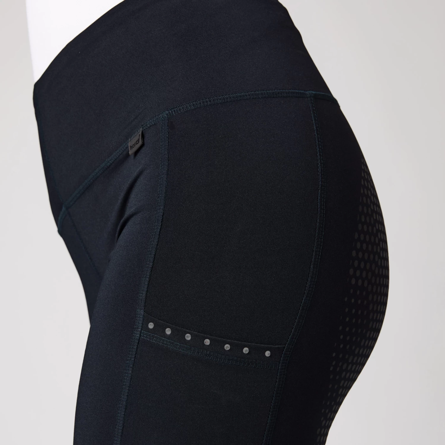 Roselina Womens Full Seat Tights With Crystal Details - Dark Dark Blue - Image 4
