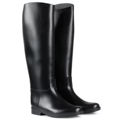 Horze Chester Kids Rubber Tall Boots - Black