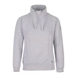 Horze Elinor Womens Turtle Neck Sweatshirt - Ash Gray