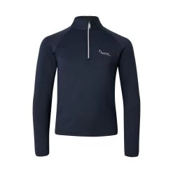 Horze Issi Kids Technical Long Sleeved Shirt - Dark Navy