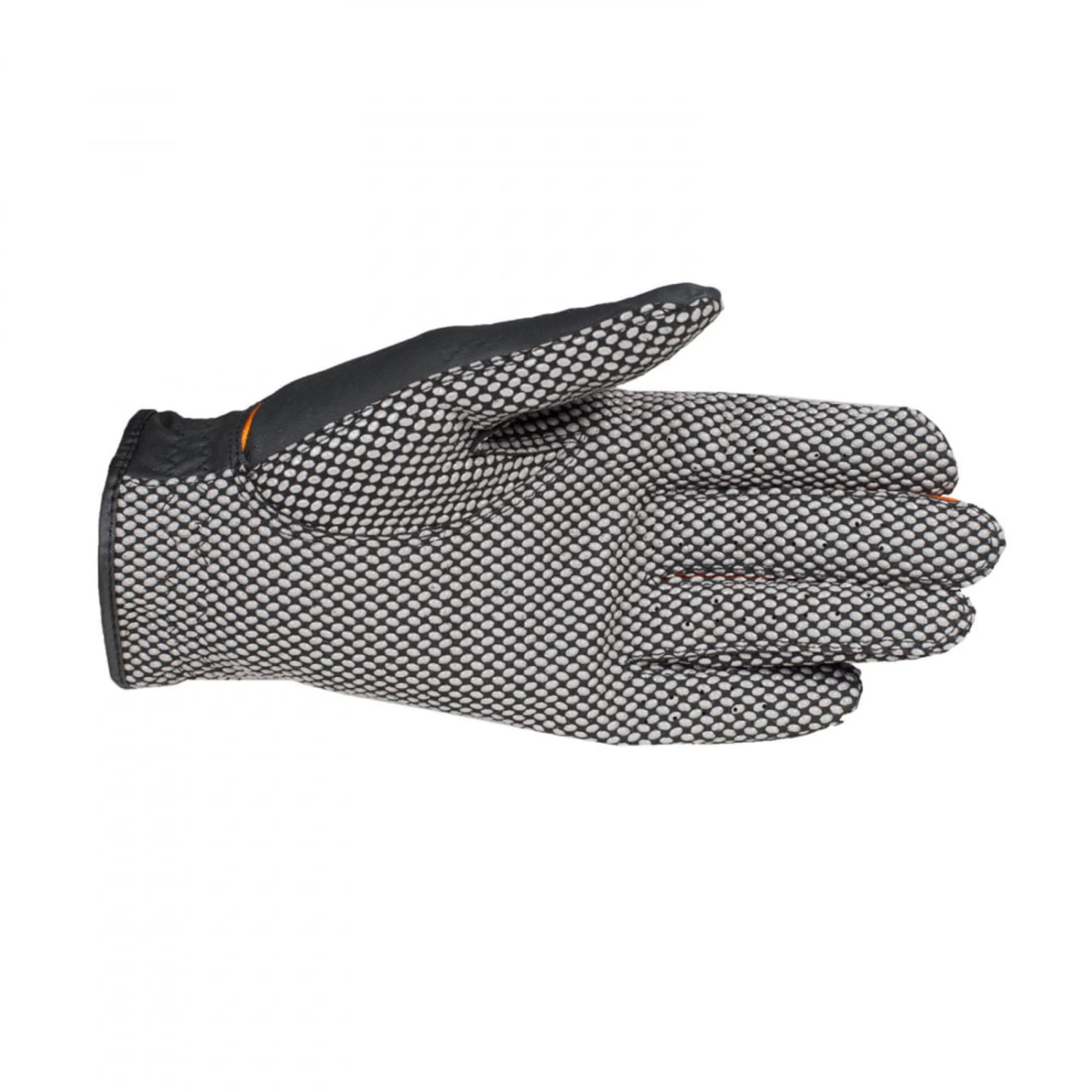 TKO Synthetic Leather Race Gloves - Extra Grip - Black/Orange - Image 2