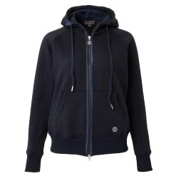 B Vertigo Gianna Womens Stretchy Hooded Jacket - Dark Navy