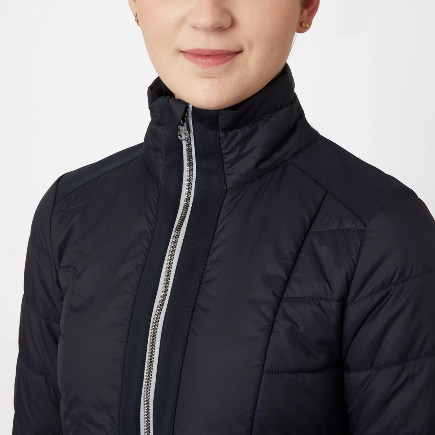 Horze Cameron Womens Hybrid Jacket - Dark Navy - Image 6