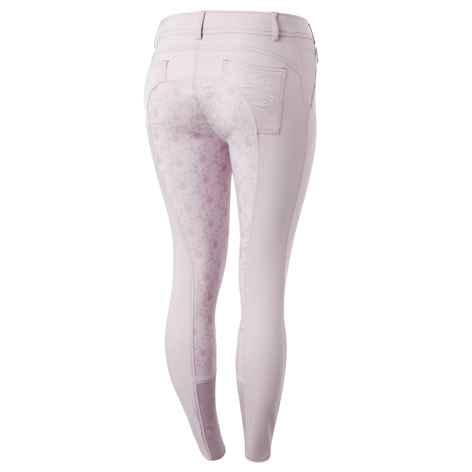 Horze Kaitlin Womens Full Seat Breeches - White - Image 9