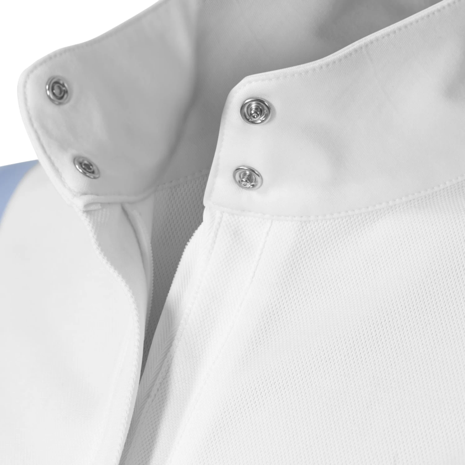 Equinavia Martha Womens Long Sleeved Show Shirt - Light Blue/White - Image 2