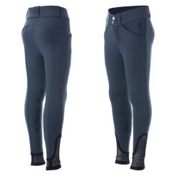 Equinavia Greta Kids Silicone Knee Patch Breeches - Moon Indigo Blue/Navy