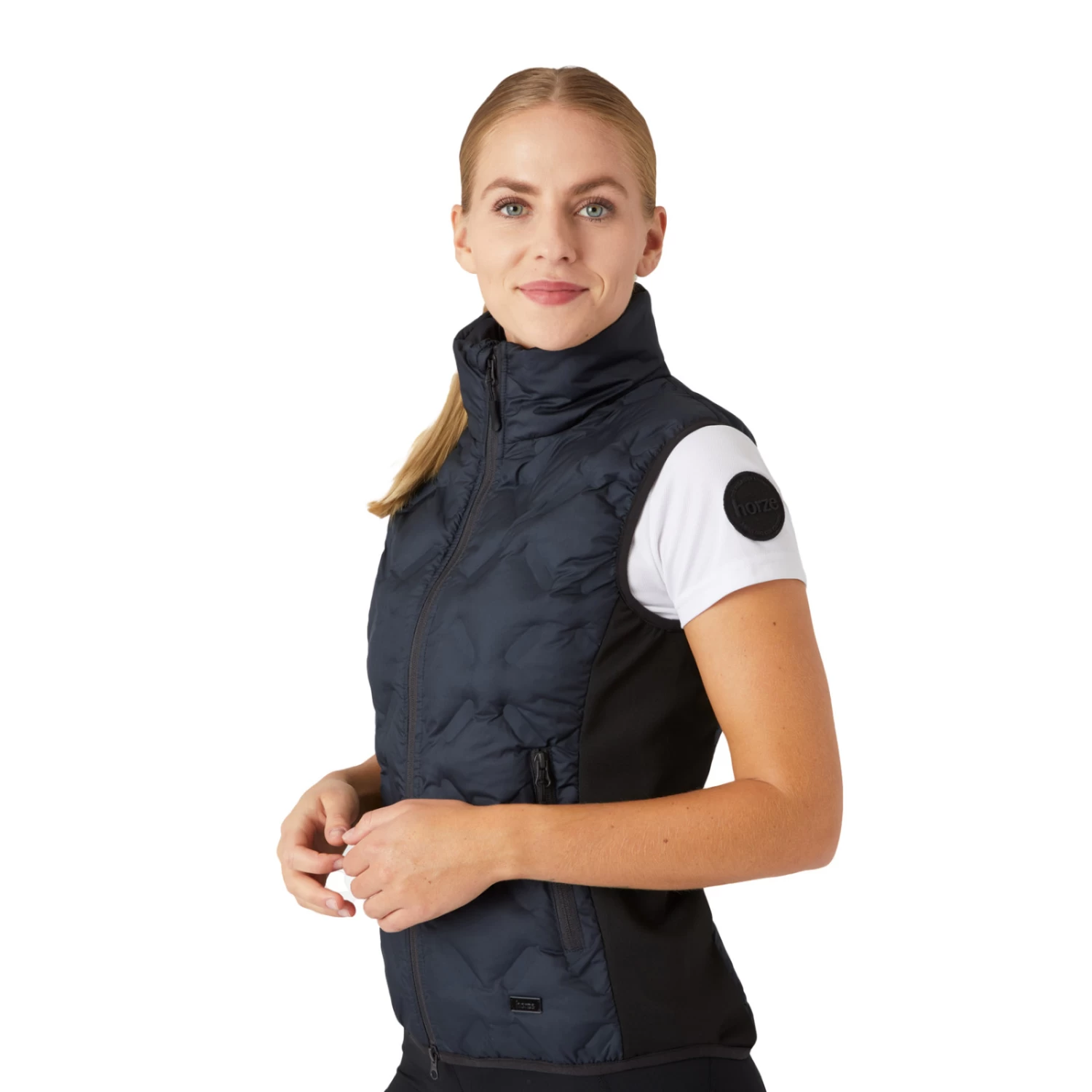 Horze Shelly Womens Vest - Dark Navy - Image 7