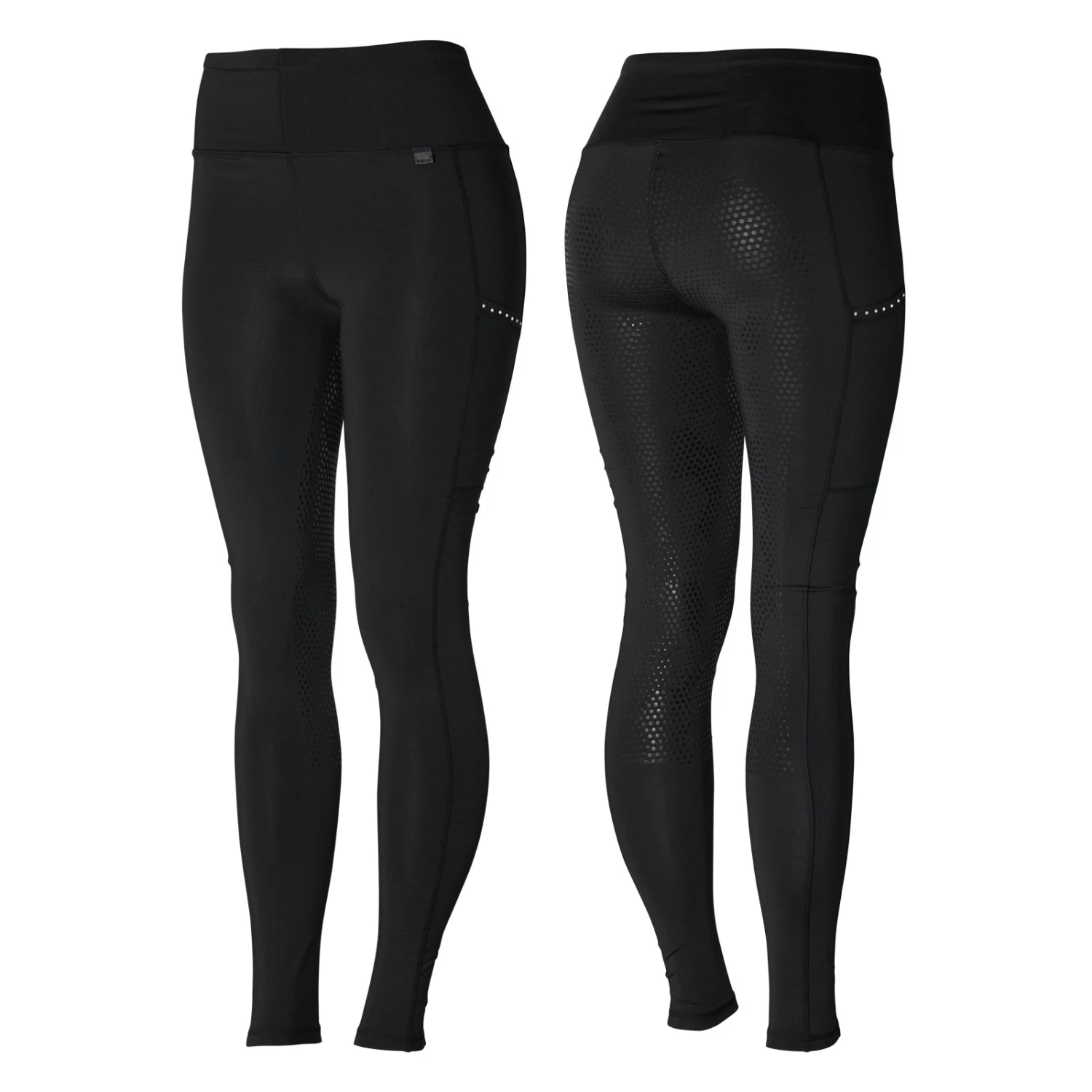 Roselina Womens Full Seat Tights With Crystal Details - Dark Dark Blue - Image 11