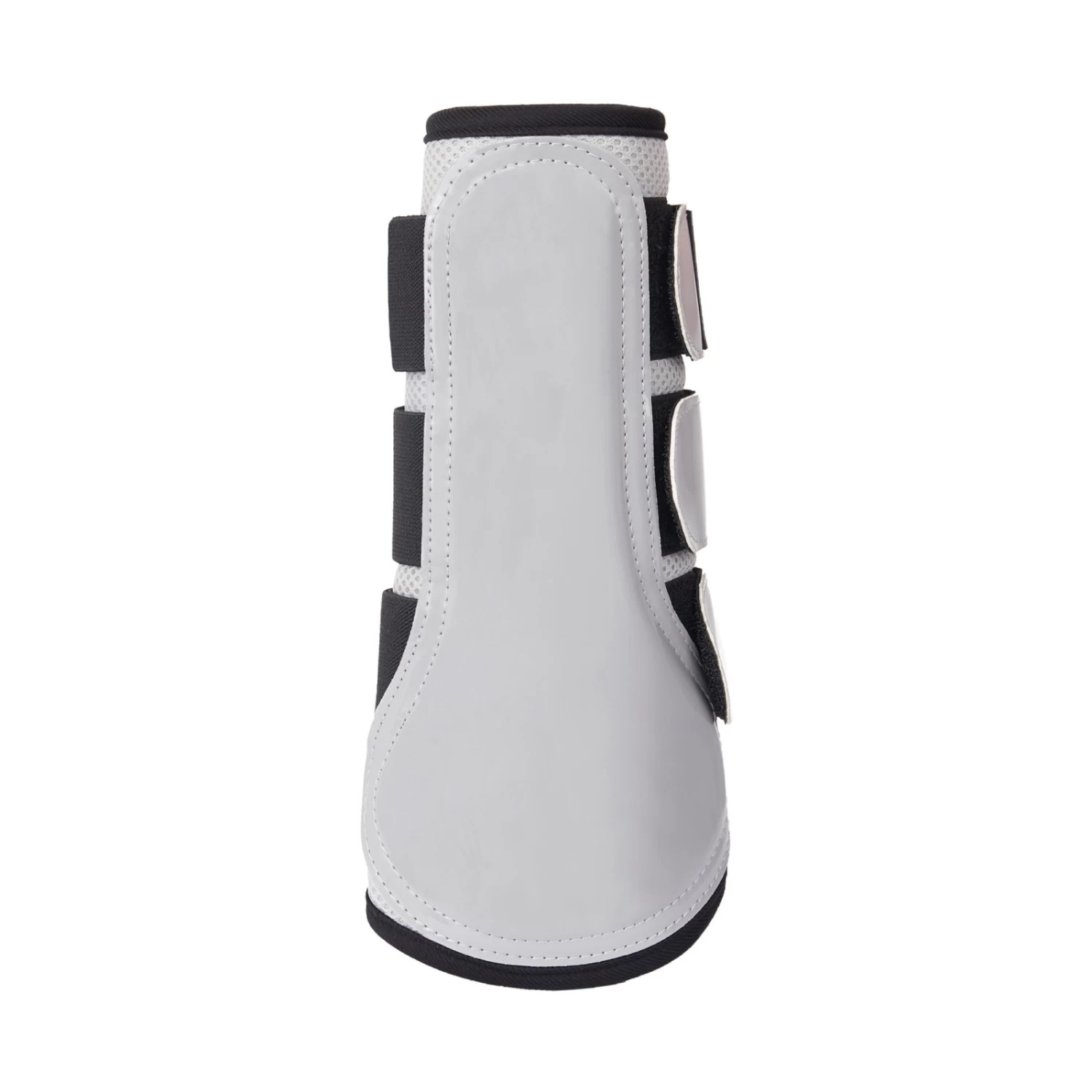 Horze Smoky Twilight Air Mesh Brushing Boots - Quiet Grey - Image 6