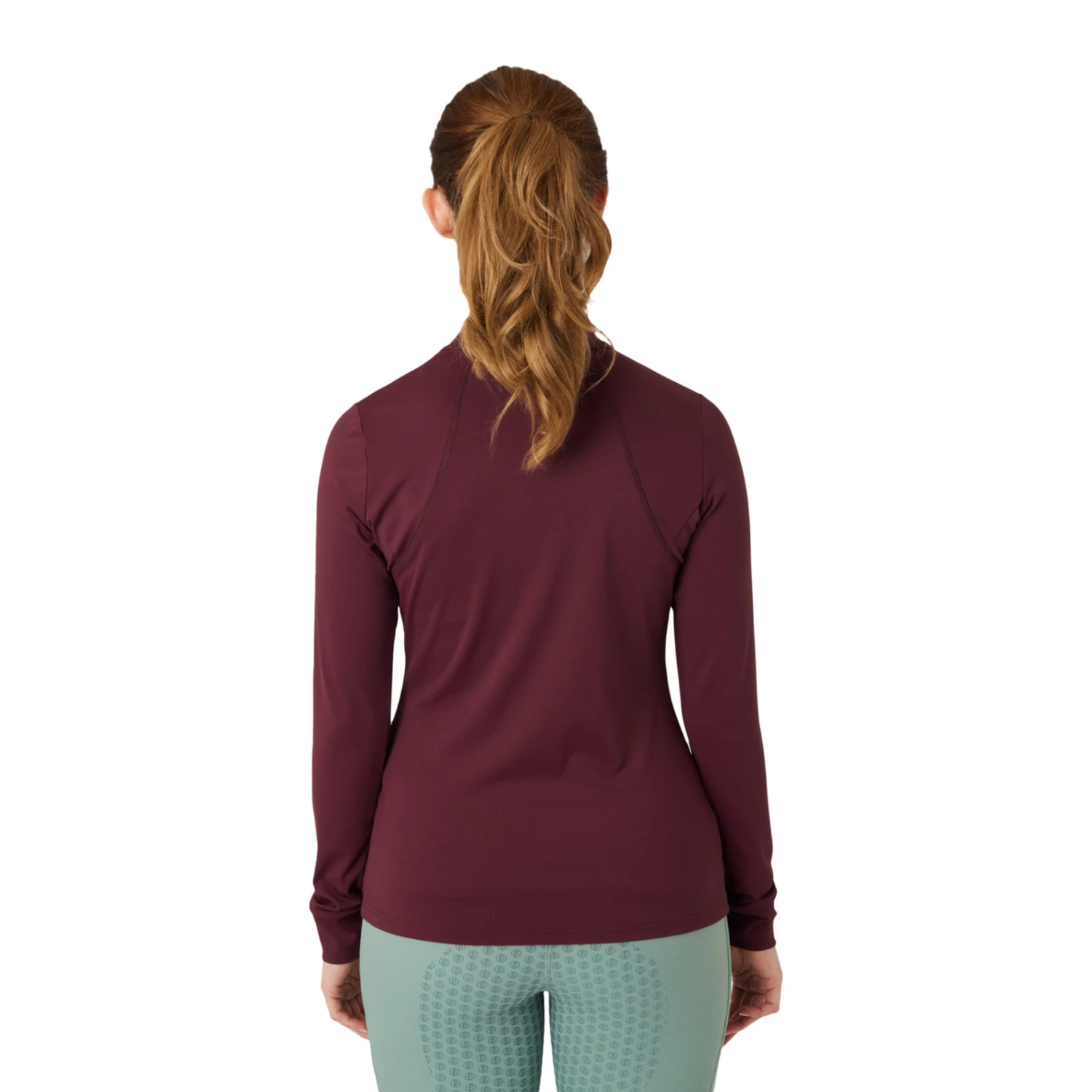B Vertigo Inez Technical Long Sleeved Shirt - Cabernet - Image 6