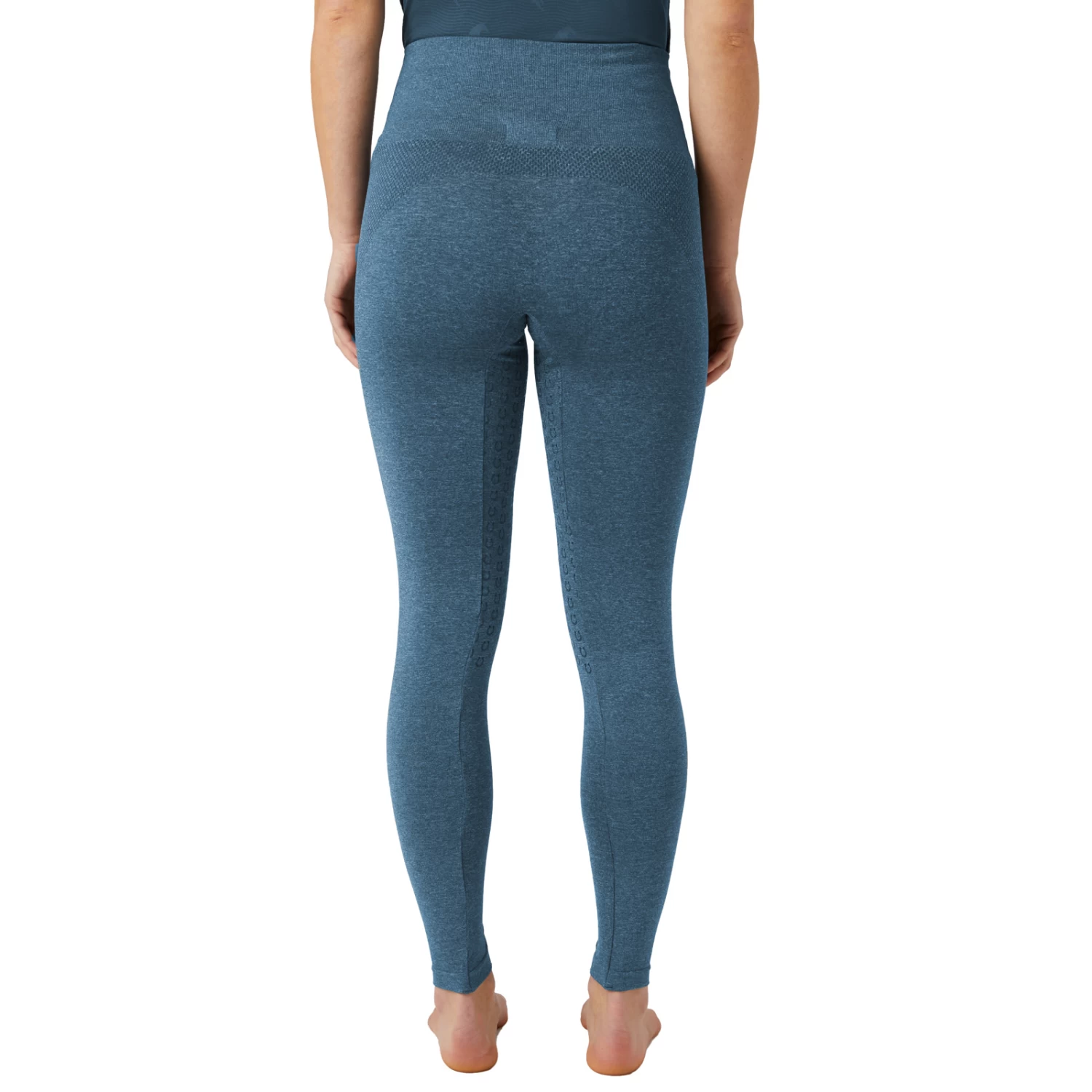 Horze Naomi Womens Seamless Full Seat Tights - Reflecting Pond - Image 6