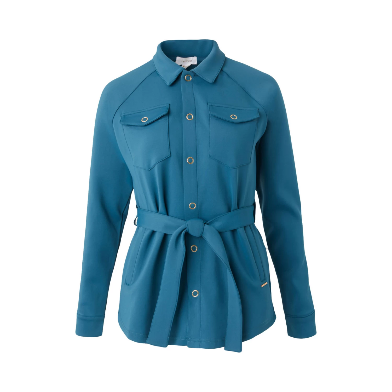 Horze Alyssa Womens Shirt Jacket - Legion Blue