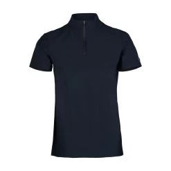 Horze Saphira Womens Ventilated Training Show Shirt - Dark Navy