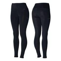 Roselina Womens Full Seat Tights With Crystal Details - Dark Dark Blue