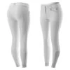 Equinavia Astrid Womens Silicone Full Seat Breeches - White/Light Gray