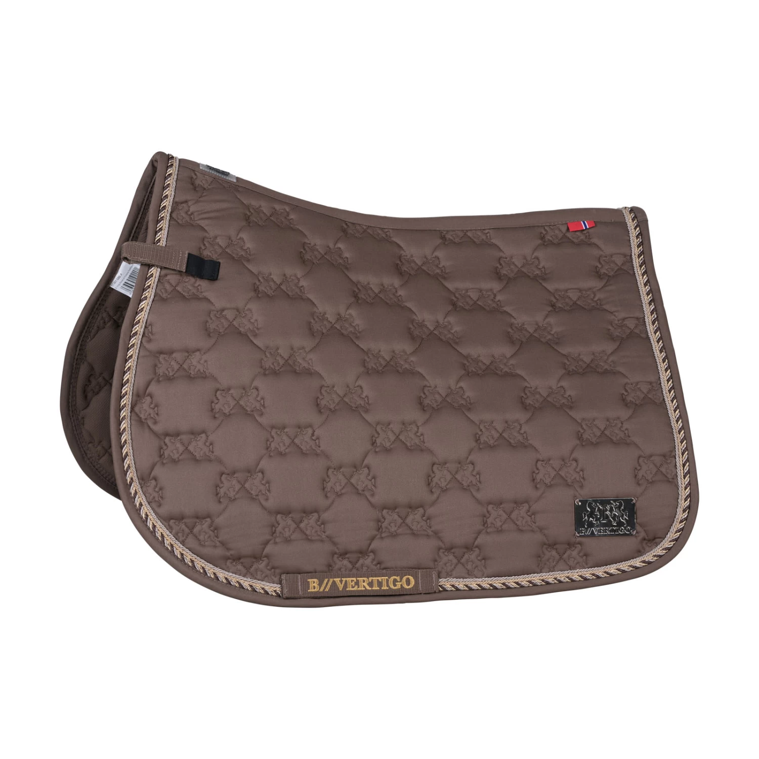 B Vertigo Monaco All Purpose Saddle Pad - Asphalt Dark Grey - Image 2