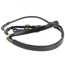 Zilco Race Bridle - Brass - Black