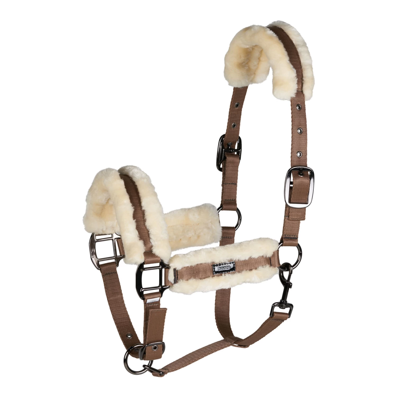 Horze Marquess Halter - Burnt Olive - Image 6