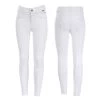 B Vertigo Olivia Girls Silicone Full Seat Breeches - Bright White