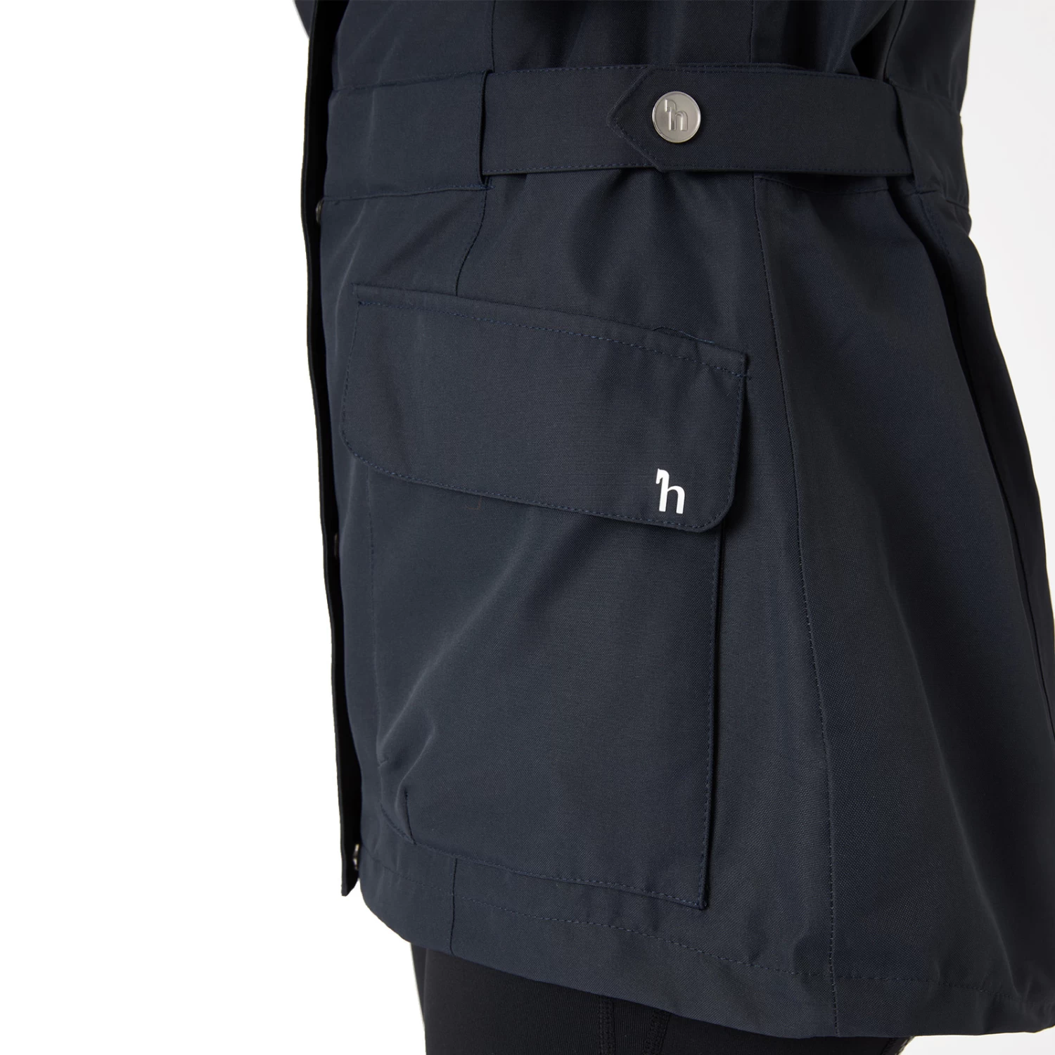 Horze Jadine Womens Winter Jacket - Dark Navy - Image 9