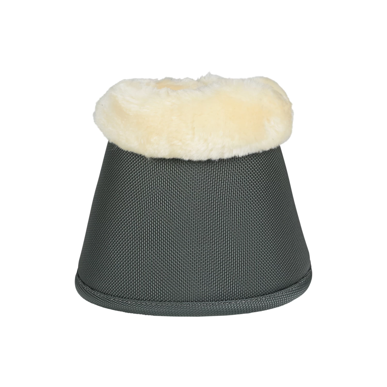 Horze Lincoln Faux Fur Bell Boots - Black - Image 3