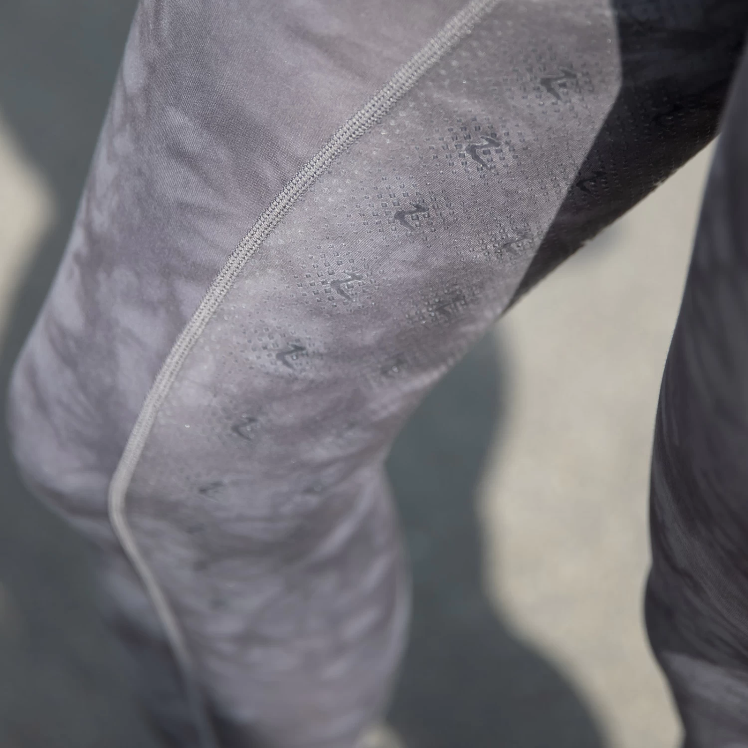 Horze Karen Tie-Dye High Waist Tights - Dark Grey - Image 10