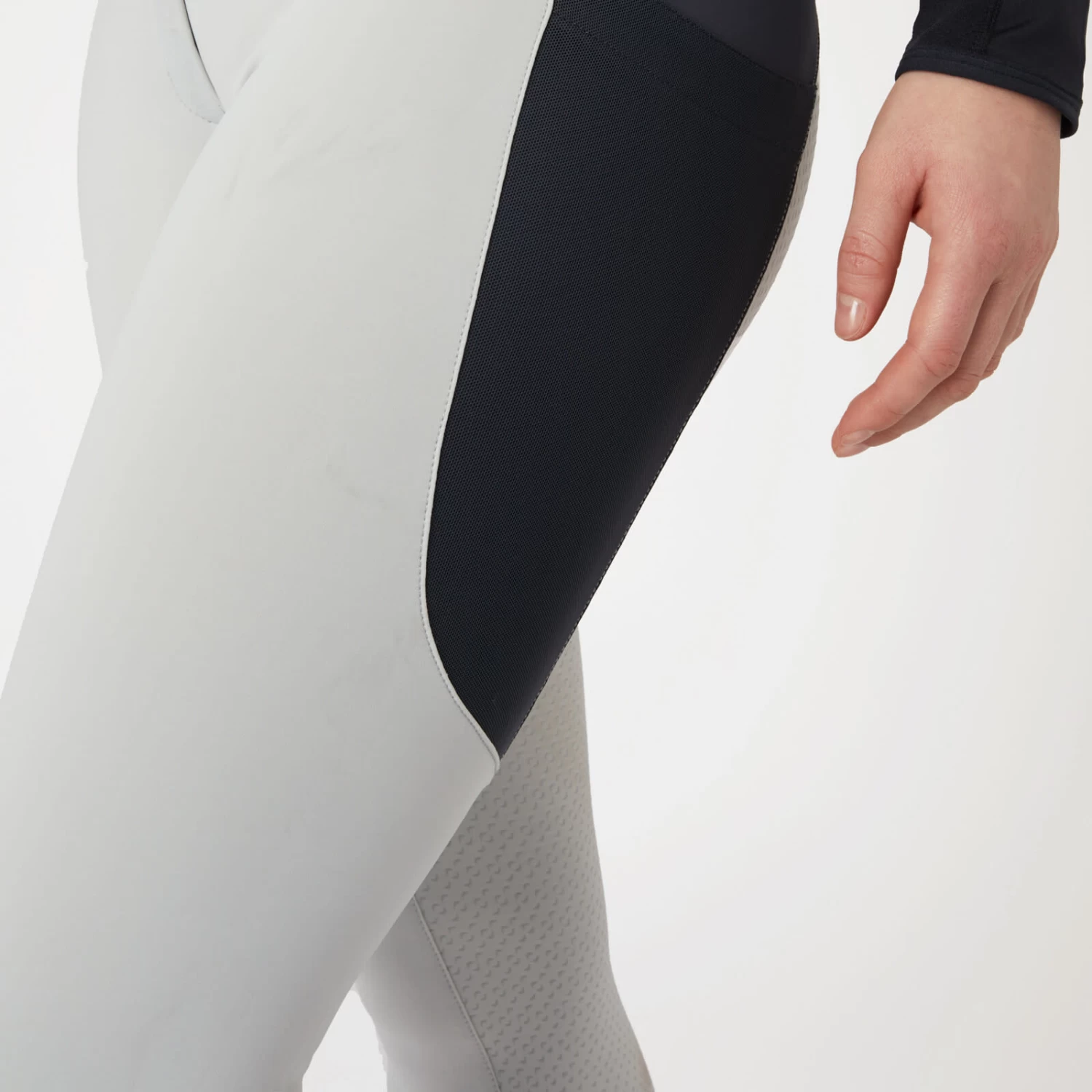 Horze Ebba Womens Summer Tec Full Seat Breeches - Harbour Mist - Image 5