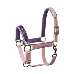 Horze Magical Carousel Soft Lined Pony Halter - Pink Salt