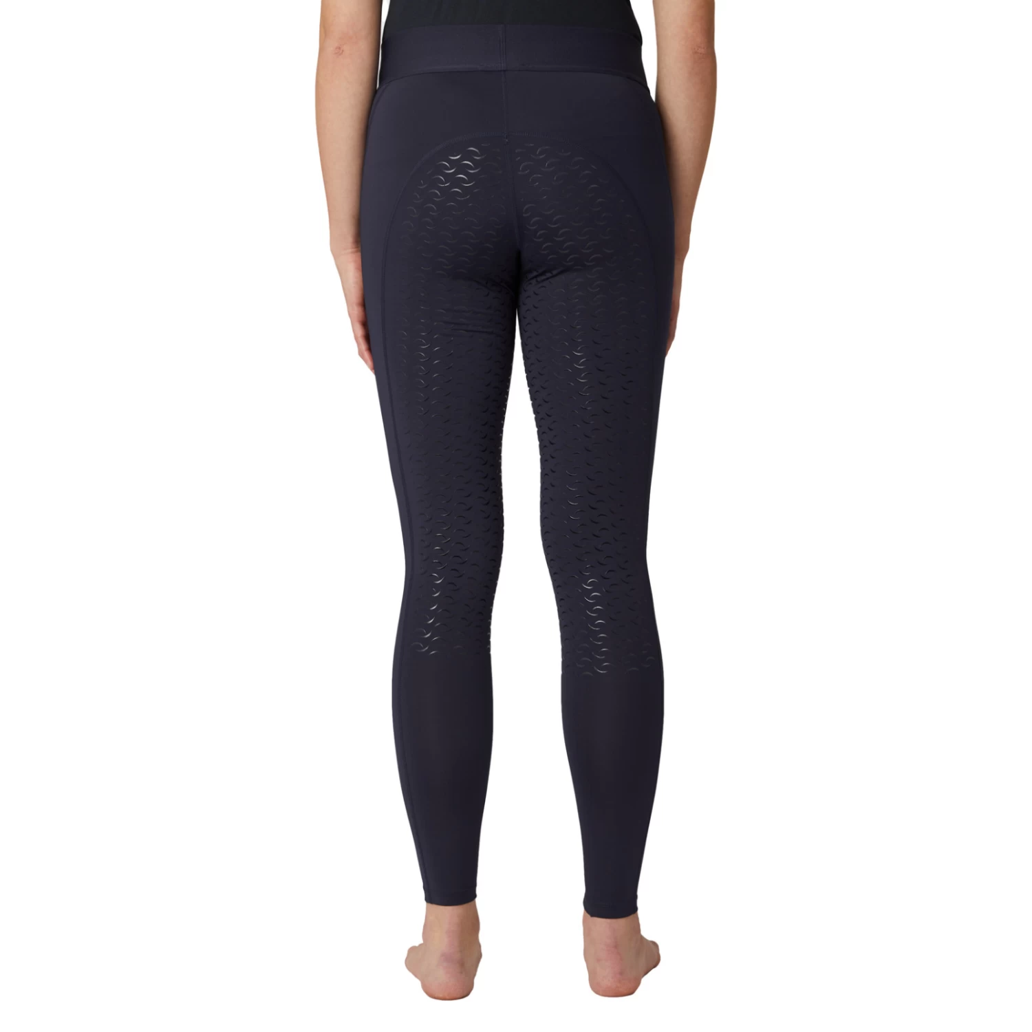 Horze Tessa Womens Full Seat Riding Tights - Peacoat Dark Blue - Image 4