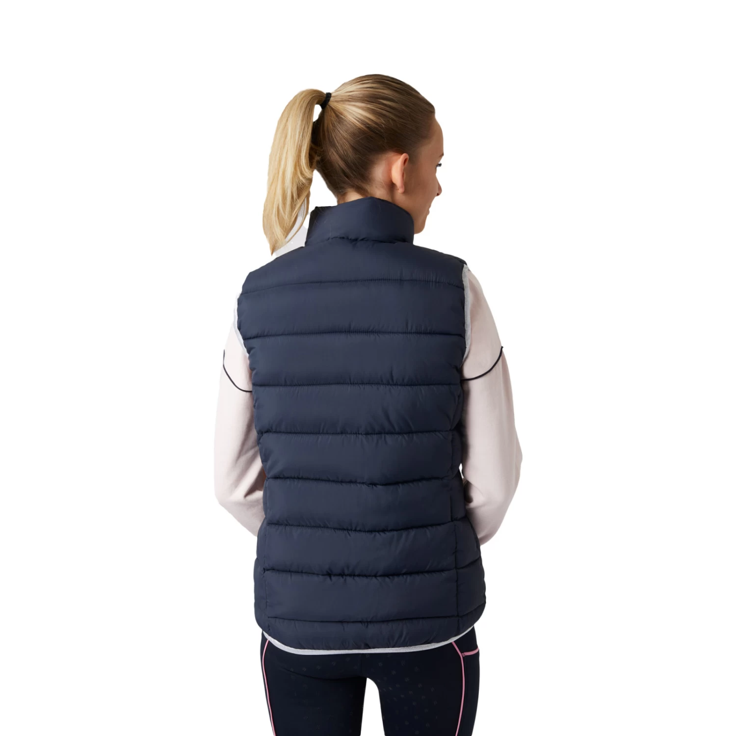 Horze Janea Young Rider Padded Vest - Dark Navy - Image 5