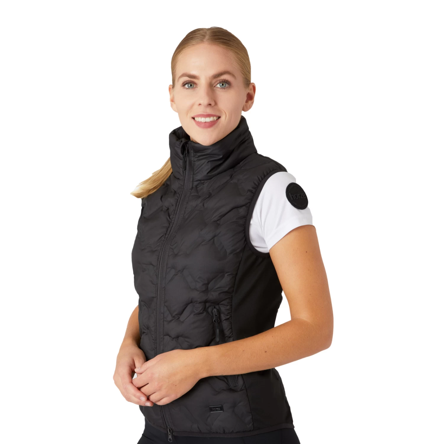 Horze Shelly Womens Vest - Black - Image 7