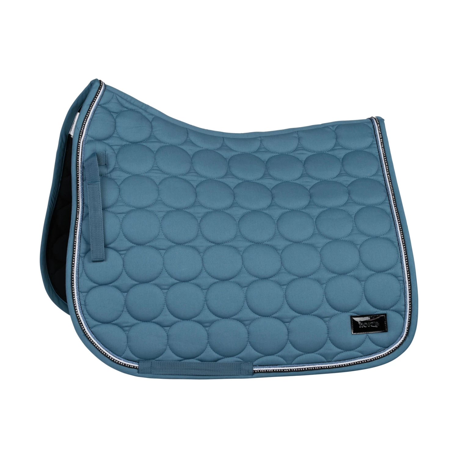Horze Marquess Dressage Saddle Pad - Aegean Blue - Image 3