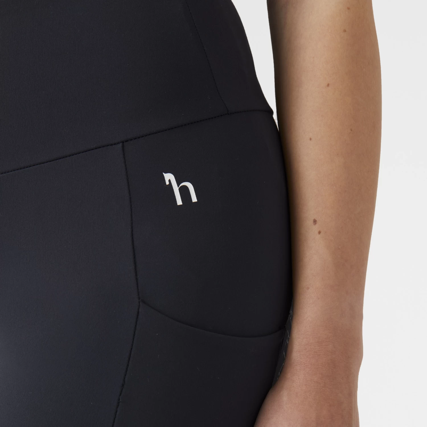 Horze Ginny Womens Full Seat Tights - Dark Navy - Image 9