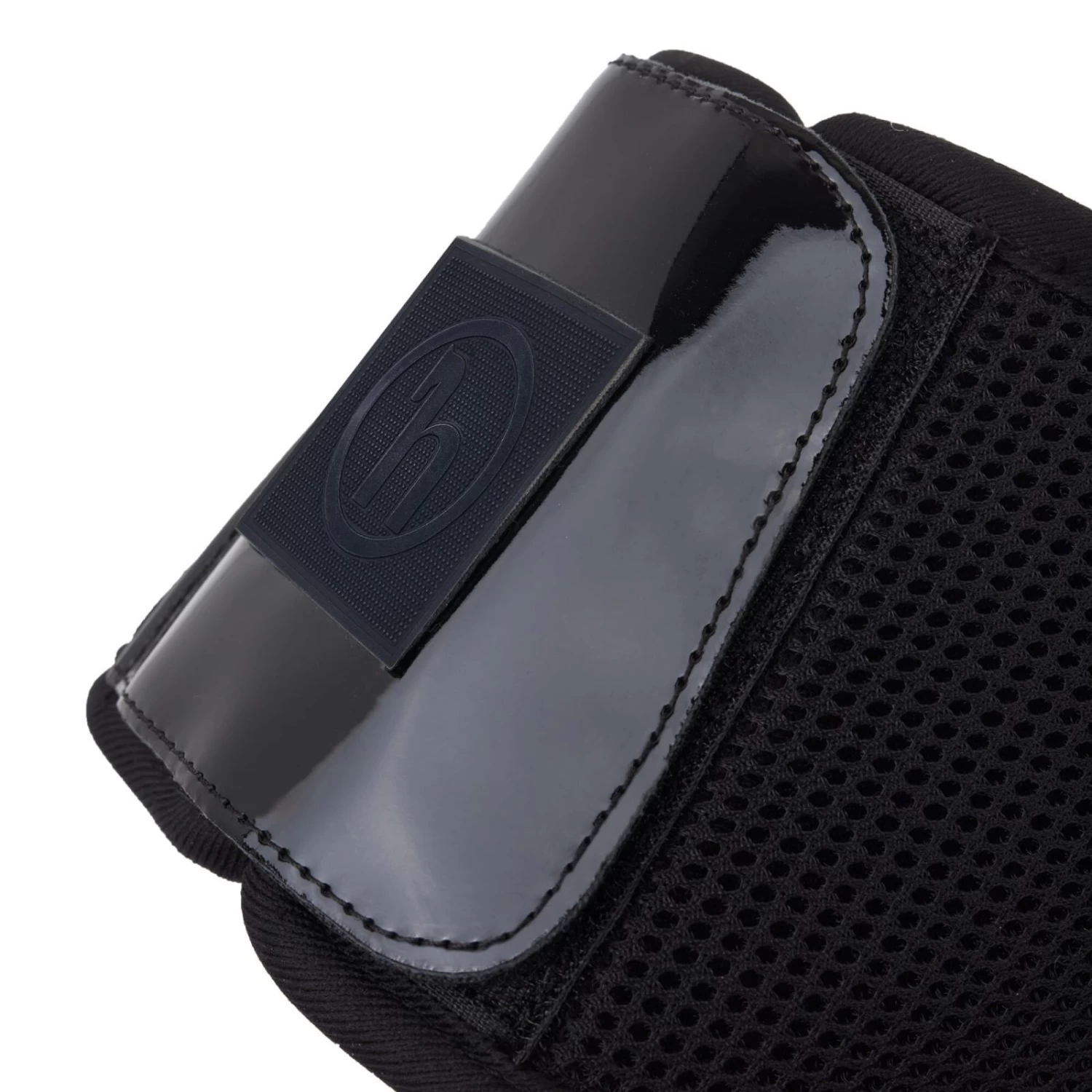 Horze Smoky Twilight Air Mesh Bell Boots - Caviar Black - Image 5