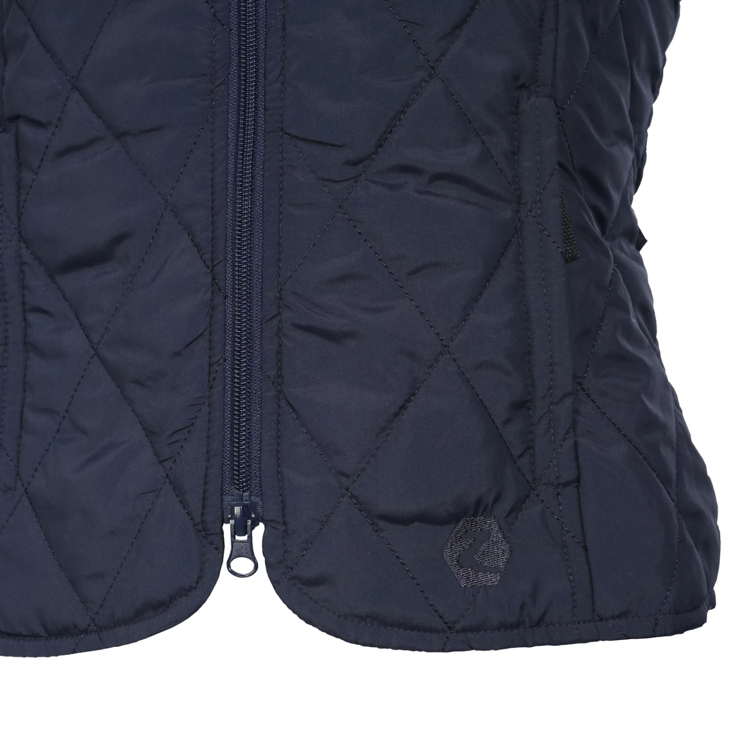 Horze Womens Classic Quilted Vest - Peacoat Dark Blue - Image 5