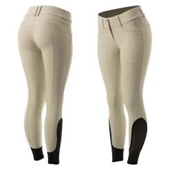 Equinavia Victoria Womens Silicone Knee Patch Breeches - Tan