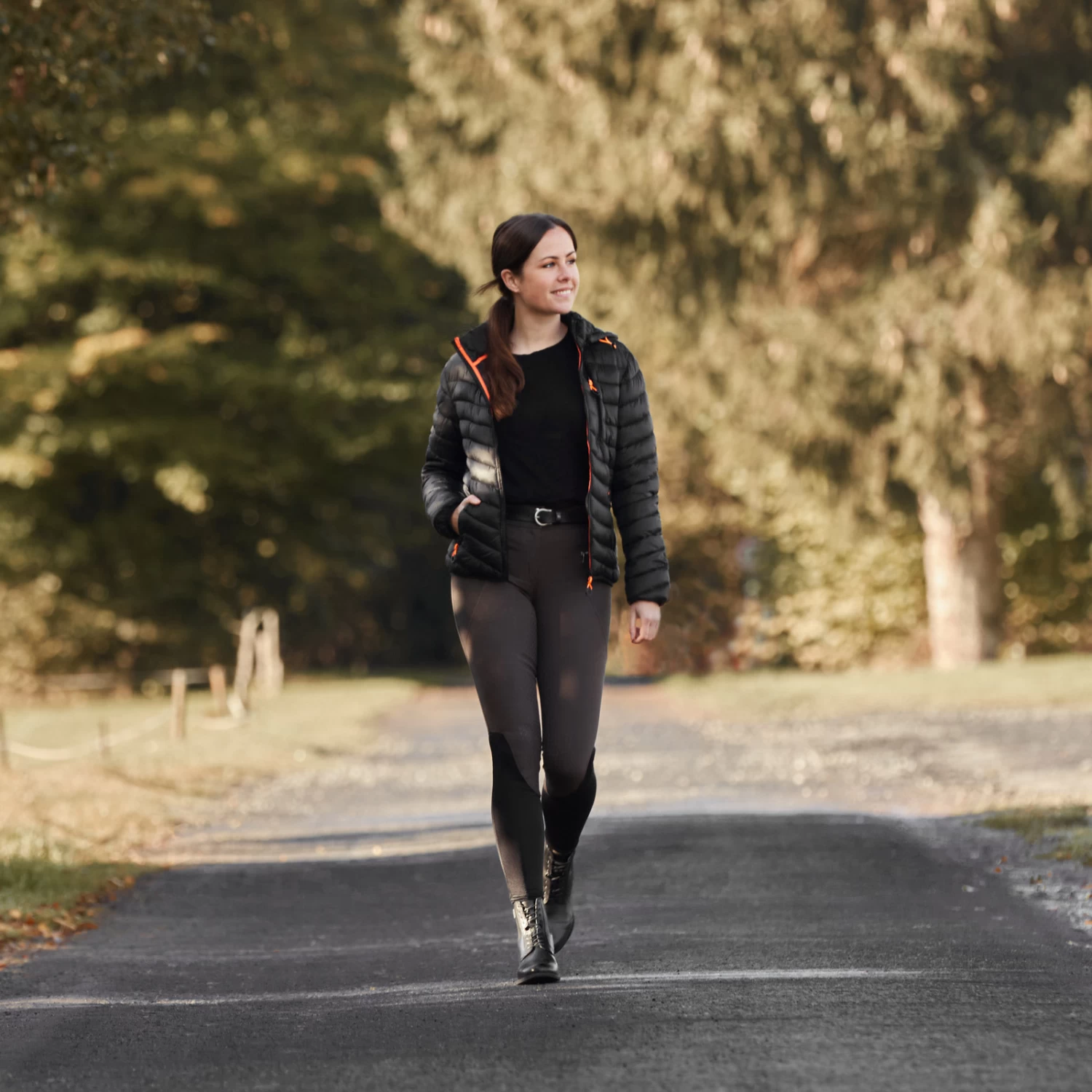 Holly Womens Fitted Jacket - Black - Image 9