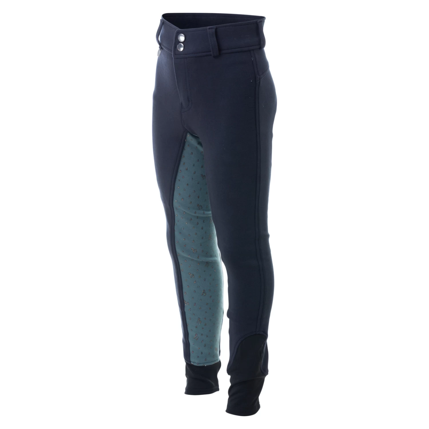 Horze Samara Kids Full Seat Breeches - Dark Navy - Image 13