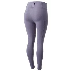 Horze Everly Womens Full Seat Winter Riding Tights - Grey Ridge Purple