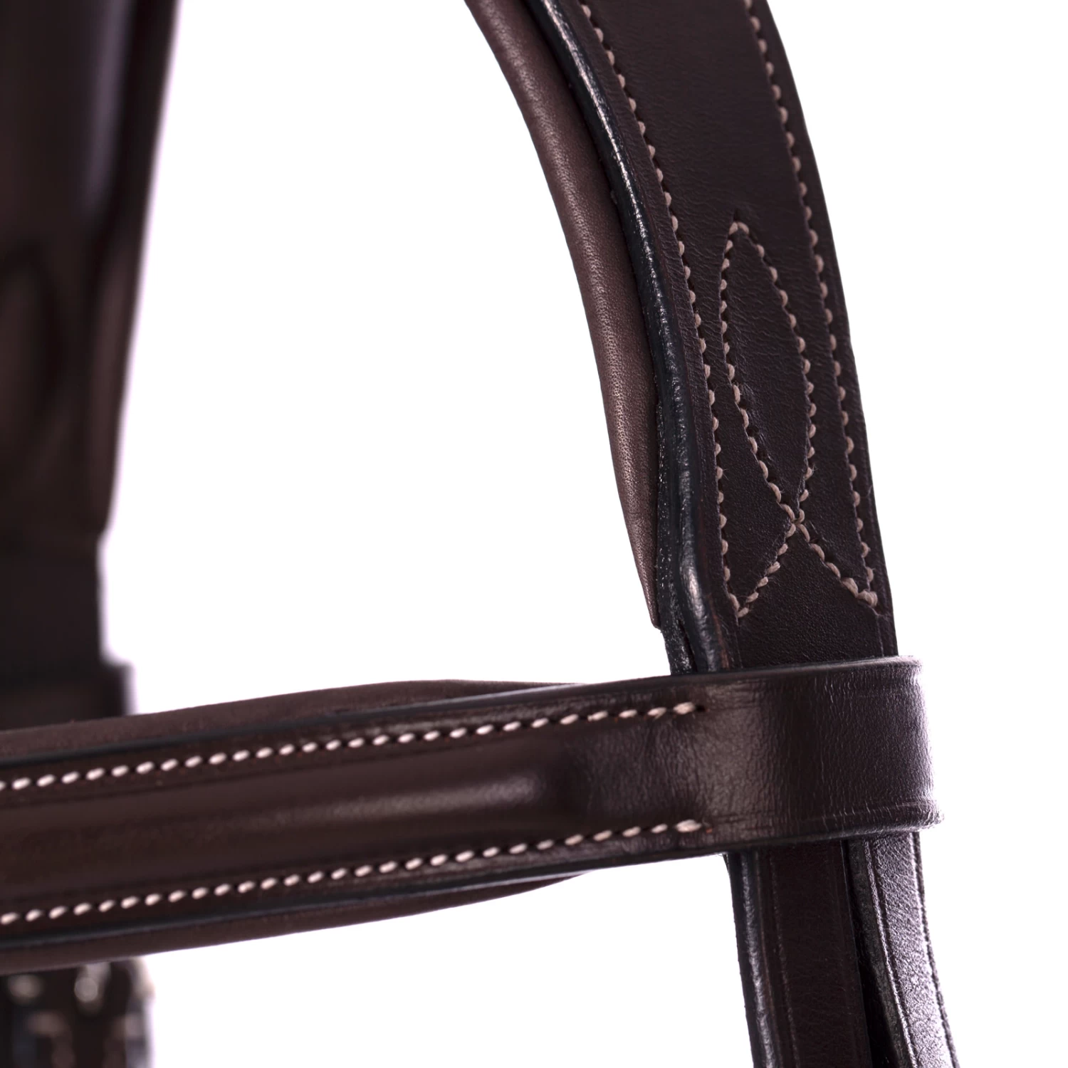Equinavia Valkyrie Pony Fancy Stitched Bridle - Chocolate Brown - Image 5