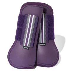Horze Adepto Tendon Boots - Blackcurrant Purple