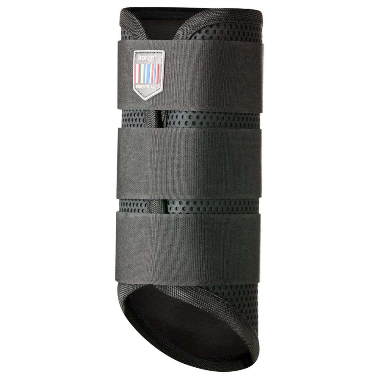 Horze Impact Flexi Strike Guard Boots - Rear - Black - Image 10