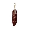 Horze Kenya Braided Soft Snap Lead - Rhubarb Dark Red