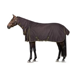Horze Avalanche Heavyweight Combo Turnout Blanket 350g - Chocolate Martini
