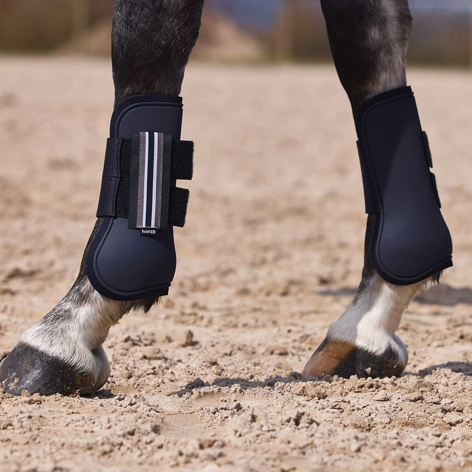 Horze Adepto Tendon Boots - Dark Navy - Image 3