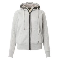 B Vertigo Gianna Womens Stretchy Hooded Jacket - Ash Gray
