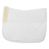 Equinavia Oslo Dressage Ultra Fleece Square Pad - White/Ivory White