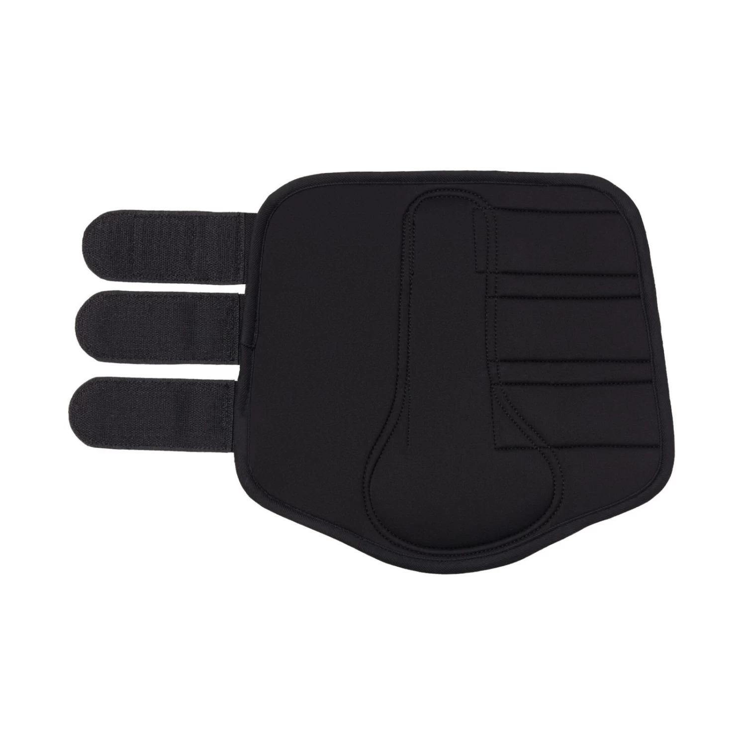 Horze Smoky Twilight Air Mesh Brushing Boots - Caviar Black - Image 7